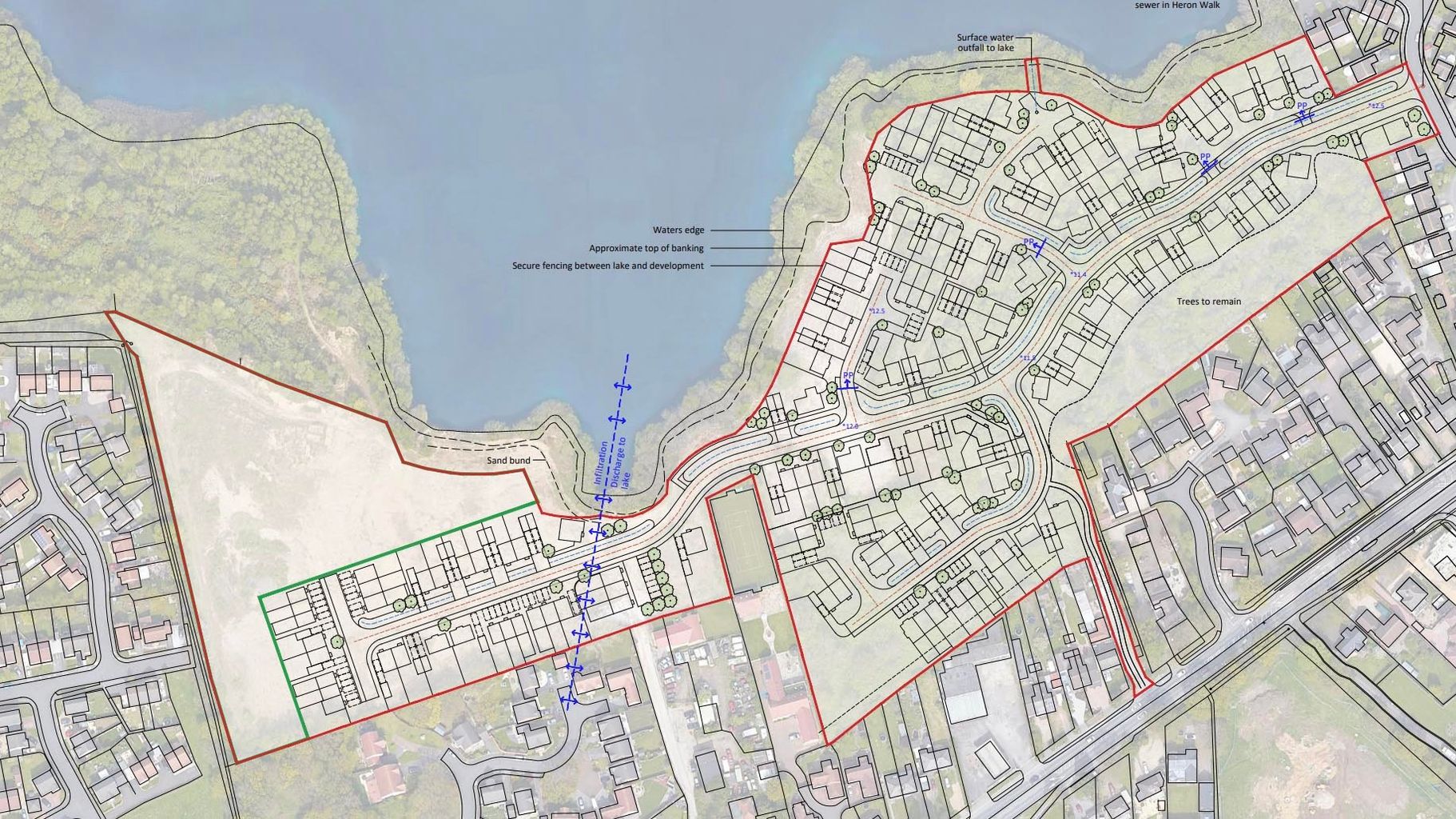Plans for 120 new houses in North Hykeham have been rejected by Councillors